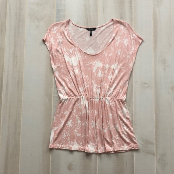 Pink Floral Peplum top - Picture 1 of 4